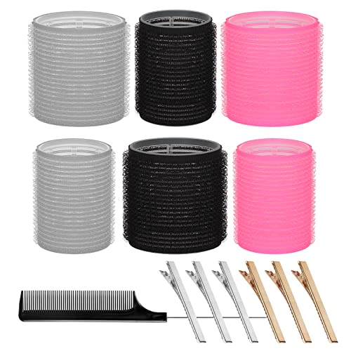 Hair Rollers for Women 13 Pcs Rollers Set With Clips for Long and Medium | Self-Grip Hair Rollers for Blowout Look Long Hair, Women's Curls Styling Tools, DIY Curlers to Sleep In（64mm，44mm）